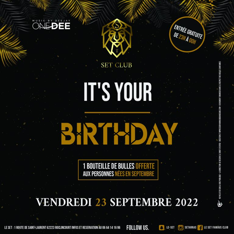 CARRE INSTA-ITS-YOUR-BIRTHDAY